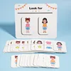 Children Shape Matching Games Sensory Toys Montessori Cards Sorting Logical Thinking Training Party Activities Educational Toys 3