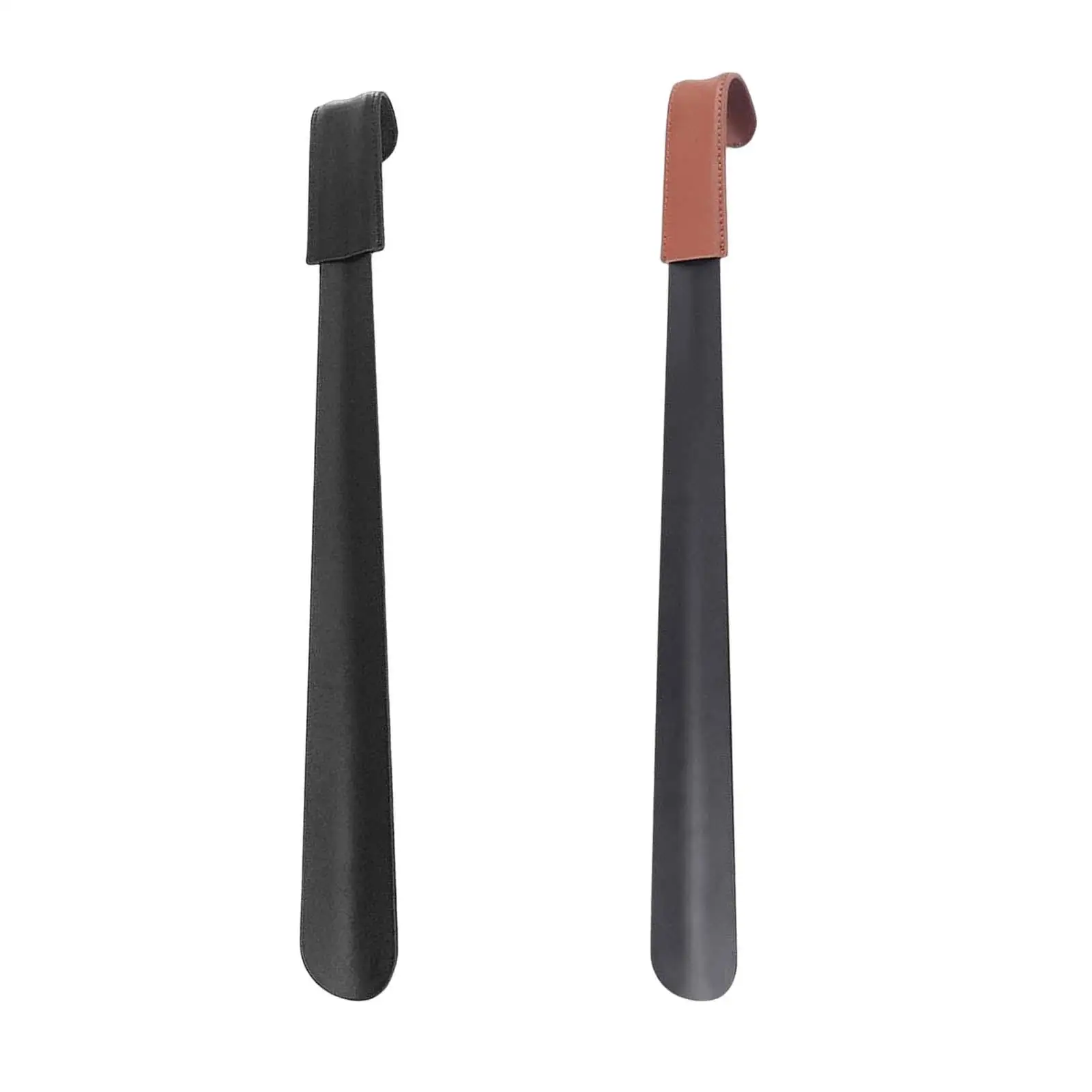 

Professional Leather Shoehorn Long Handle Reach Assist 42cm Shoe Remover Shoe Horn Shoe Lifter for Boots for Men, Women, Kids,