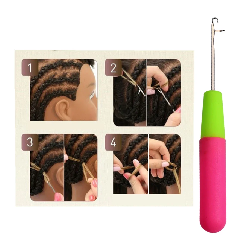 Latch Crochet Hook Needle Plastic Knitt For Making Jumbo Braiding Dreadlock Hair Tools Weaving Dreadlock Extension