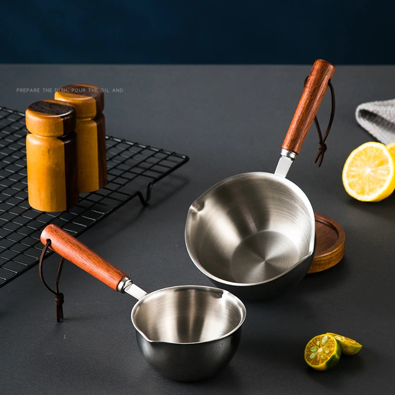 Stainless Steel Oil Pot 120ml/200ml Kitchen Tool