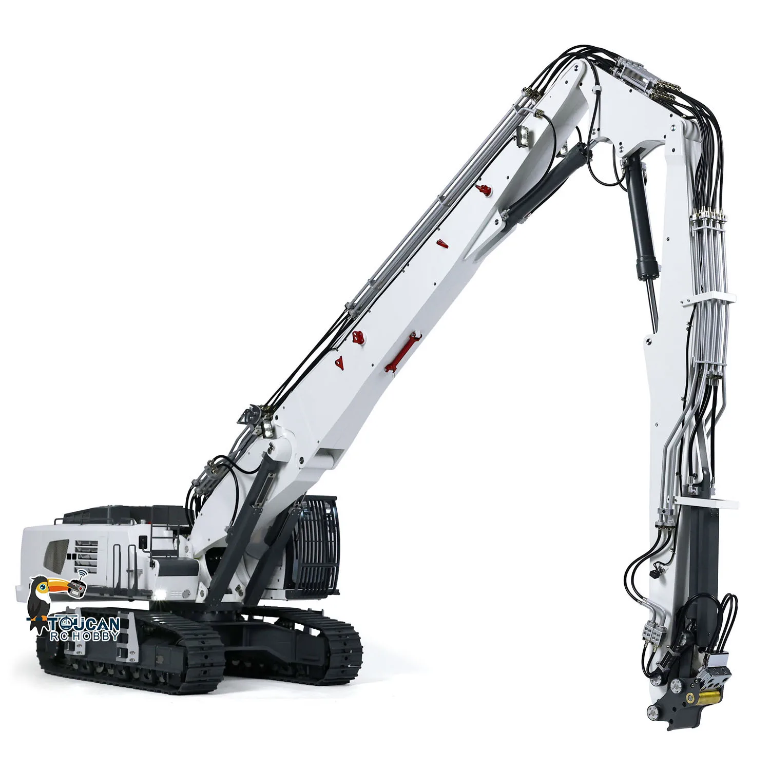 RTR Kabolite K970 300 RC Excavator 1/14 Hydraulic Metal Digger PL18EVLite Radio Control Vehicle Heavy Duty Demolition Machine 5