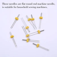 Buy High-Quality Twin Stretch Sewing Needles Set - 3PCS (3/75, 3/80, 3/90) for Embroidery & DIY Sewing Accessories Online - Image 5