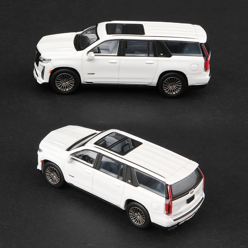 Massdi 1:64 캐딜락 에스컬레이드 자동차 모델 CT5 CT6 합금 소형 다이캐스트 차량 장난감 컬렉션