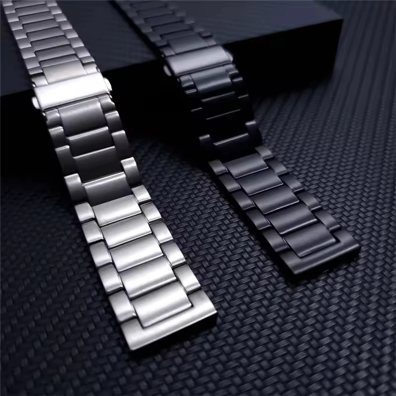 Stainless Steel Watch Band - 18mm, 20mm, 22mm