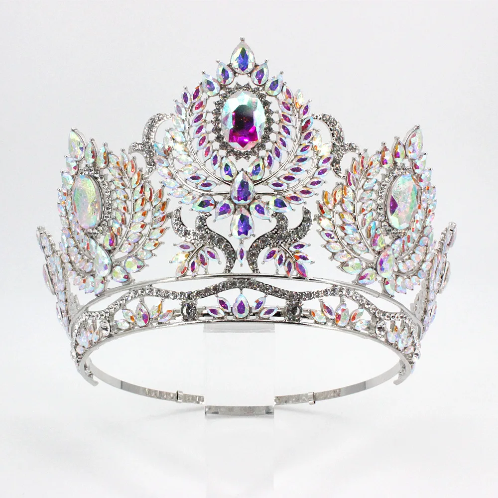 Levery beauty crown queen colorful crowns dress show headband