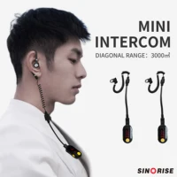 2 Sets of Sinorise Ear-Hook Intercom Mini Small Radio Intercom Bar Hotel Beauty Salon Universal 1
