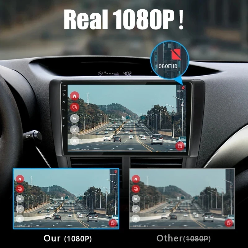 자동차 DVR USB 1080P 자동차 카메라, 와이파이 비디오 녹화, 전면 카메라, ADAS 대시캠, 안드로이드 자동 멀티미디어 블랙 박스, 자동차 액세서리