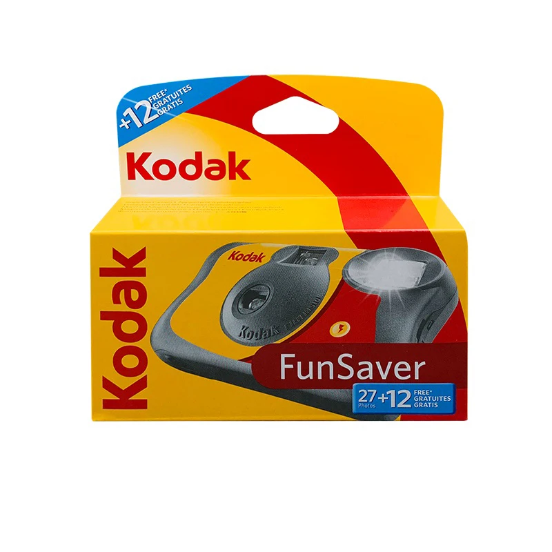 Kodak-使い捨てフィルムカメラ,27枚,39枚,露出写真,昼光,HD電源