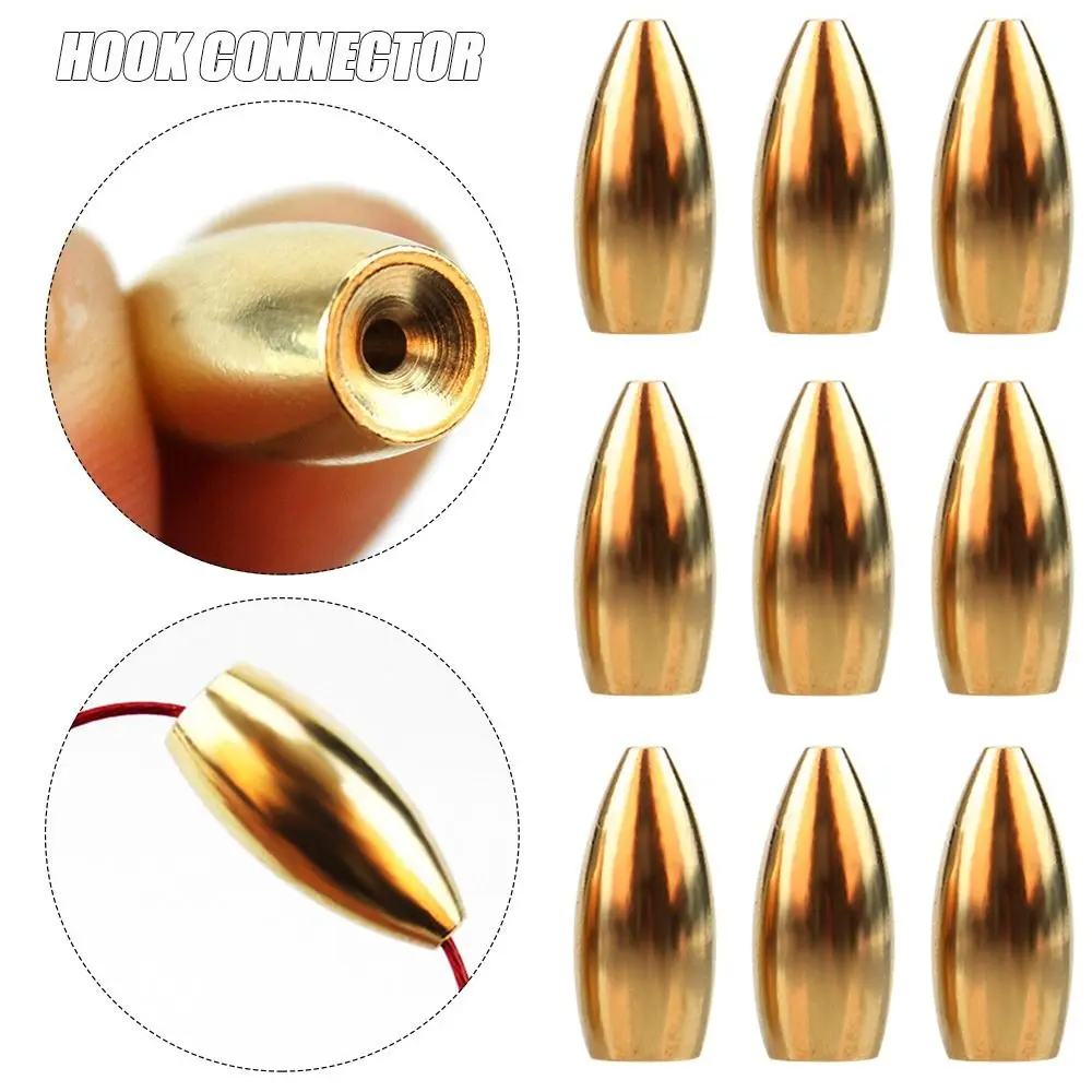 

3.5g,5g,7g,10g,12g,14g,17g,21g Additional Weight Line Sinkers Weights Brass Hook Connector Copper Fishing Lead fall Sinker