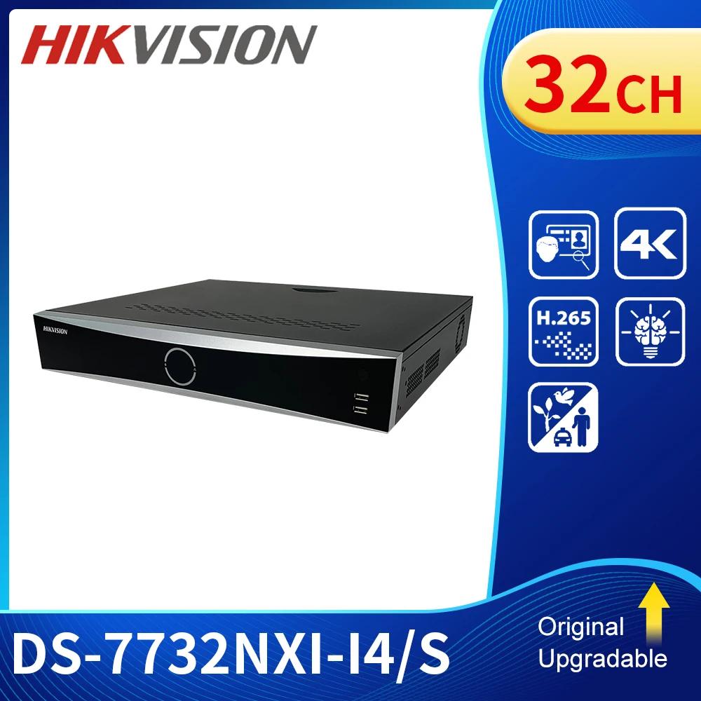 Hik Ds-7732Nxi-I4/S 32Ch 8Mp 4K Nvr Per Telecamere Ip Registratore Di Videosorveglianza A 32 Canali 4 Porte Sata H.265 +