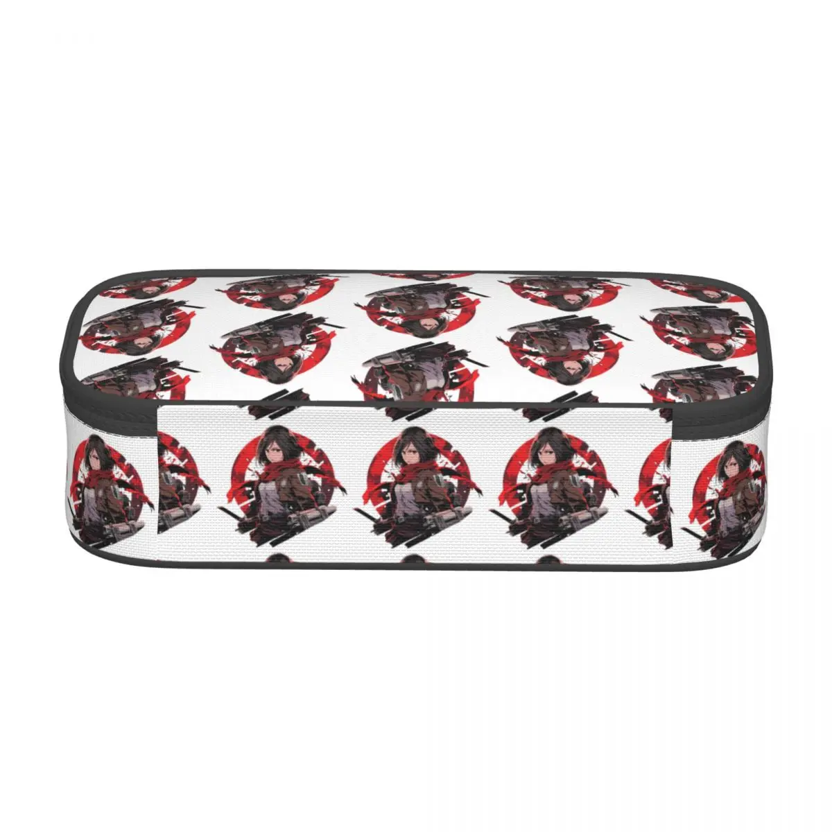 진격의 거인 미카사 아커만 애니메이션 학생용 연필 케이스 펜 박스 연필 가방 대용량 연필 파우치 펜 홀더