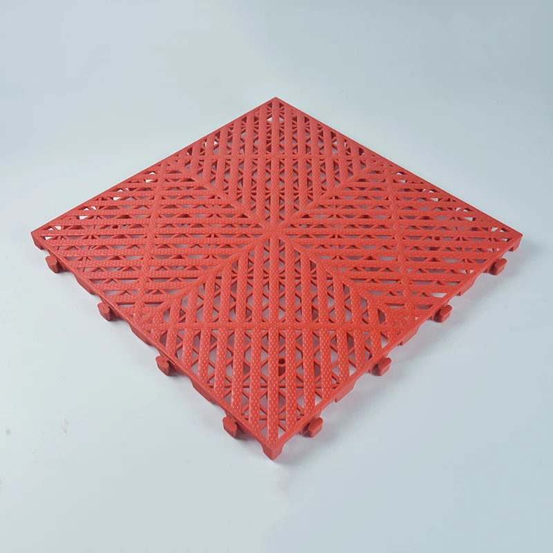 thumbnail image 1 of Alfombrilla de garaje entrelazada de plástico para sala de exposición, suelo de PVC impermeable, 2 cm de grosor, entrega rápida, 1 of 5