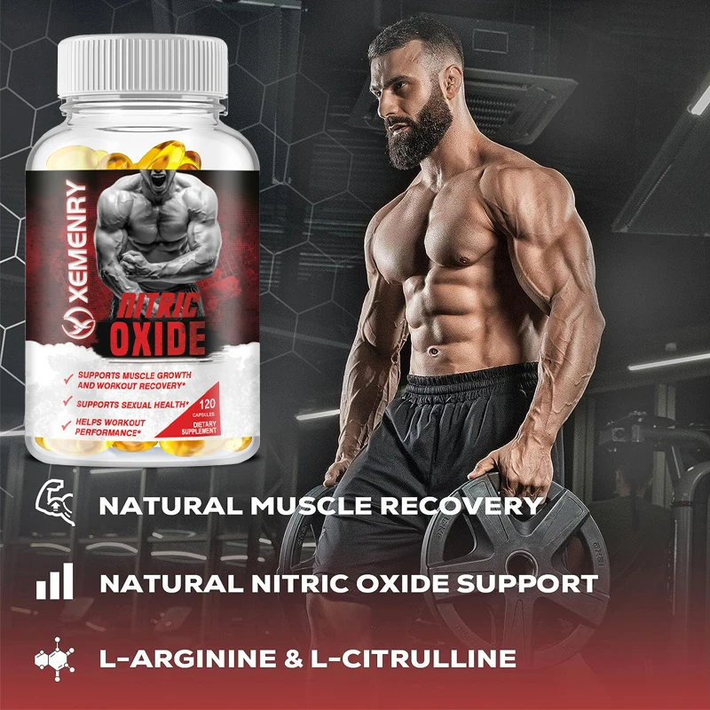 Nitric Oxide Supplement Men's Health Supplement Contains Calcium L-Arginine Citrulline