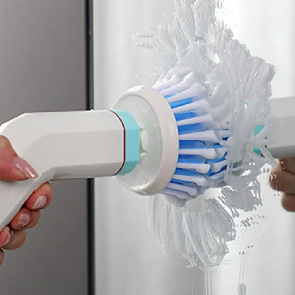 Powerful Electric Shoe Washing Brush Deep Cleaning Rechargeable Spin Scrubber Brush with 2 Brush Heads Efficient 2