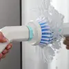 Powerful Electric Shoe Washing Brush Deep Cleaning Rechargeable Spin Scrubber Brush with 2 Brush Heads Efficient 2