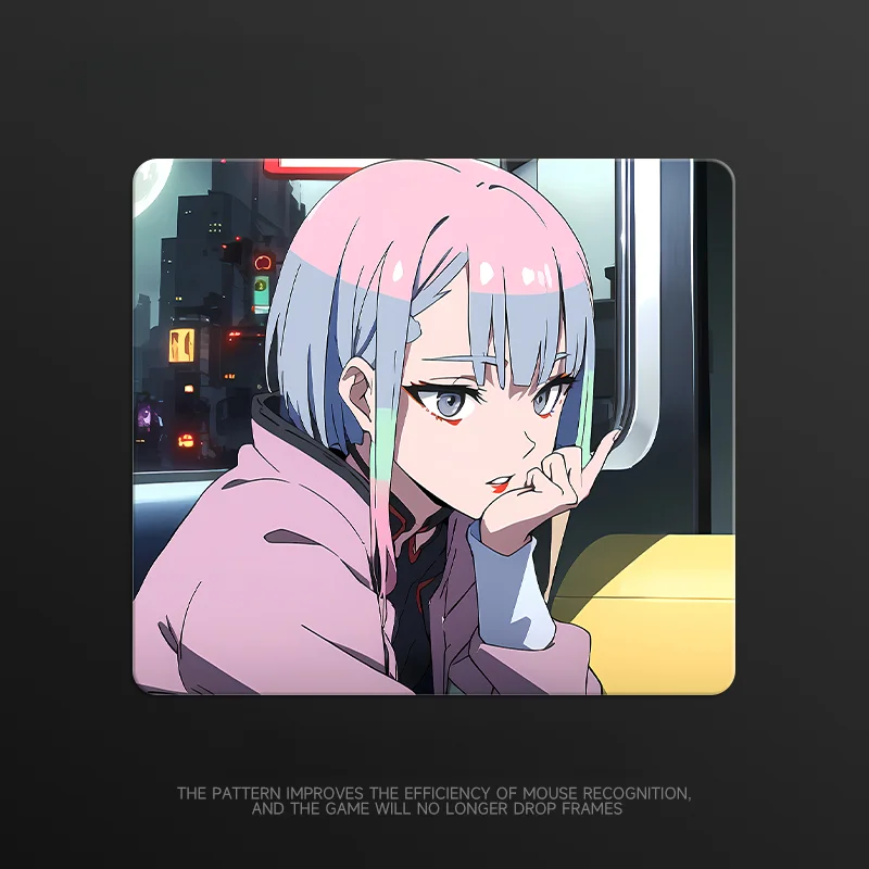 アニメキャラクター ガラスマウスパッド E-sports-滑らかなガラスのマウスパッド,ゲーム,アニメ,カスタム