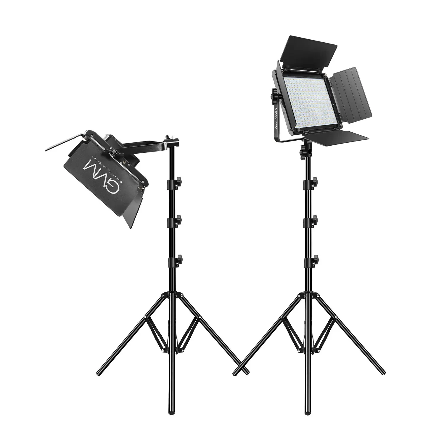 GVM 880RS RGB LED Panel Video Light Photography Studio Lighting Kit with Softbox
