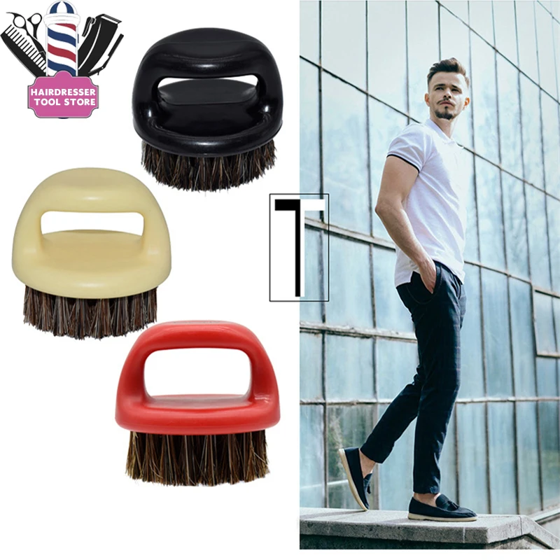 

Men's Shaving Brush Plastic Handle Beard Sweeping Brushes Barber Duster Portable Salon Facial Cleaning Razor Brush Tool