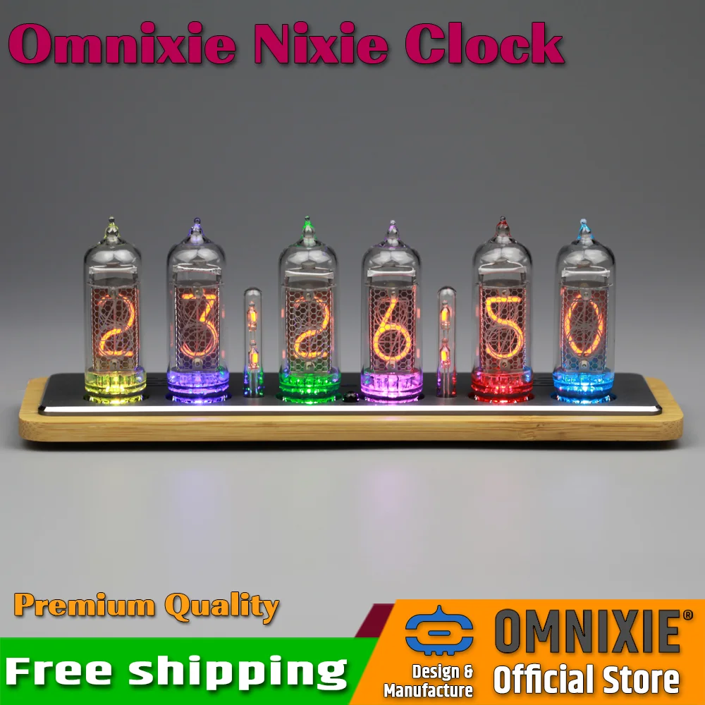 Omnixie Nixie Tube Clock IN 14 IN 8 2 Z570M ZM1080 Creative Ultra thin omnixie-nixie-tube-clock-in-14-in-8-2-z570m-zm1080-creative-ultra-thin
