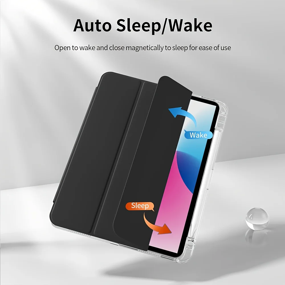Transparent Acrylic Shell with Auto Wake/Sleep Feature