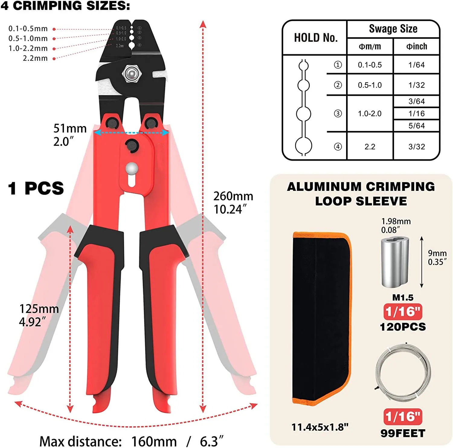 Crimping Pliers Tool  Wire Rope - Wire Crimping Pliers Tool Wxs-255  Outdoor Cable - Aliexpress