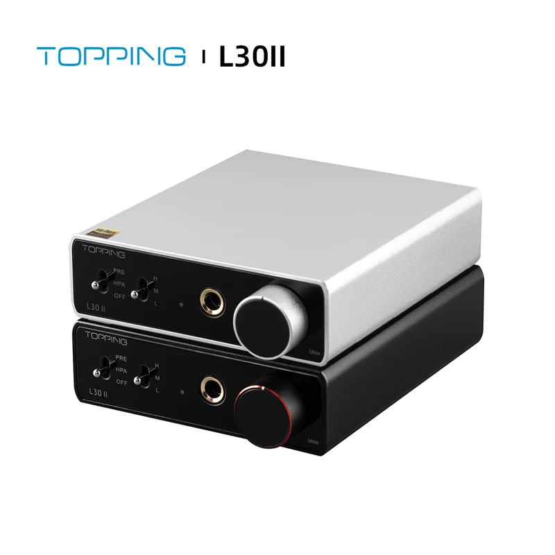 Topping L30 Ii Amplificatore Per Cuffie Nfca 6.35Mm 3500Mw × 2 Preamplificatore Audio Hi-Res 560Mw × 2 Amplificatore Hifi