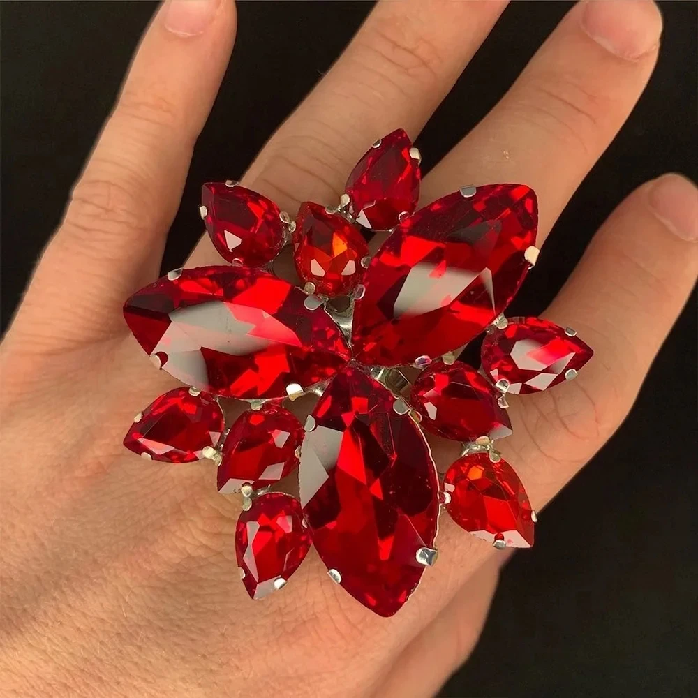 Exaggerate-Rhinestone-Drop-Rings-for-Women-2023-Drag-Queen-Accessories ...