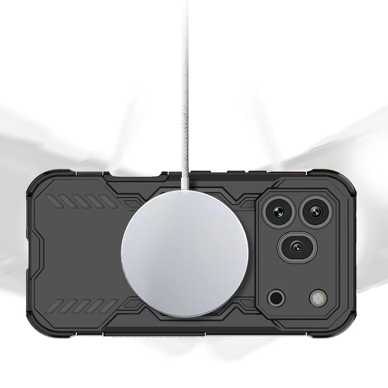 Enhanced Heat Dissipation Magnetic Protective Case with Anti-Drop and Anti-Explosion Features