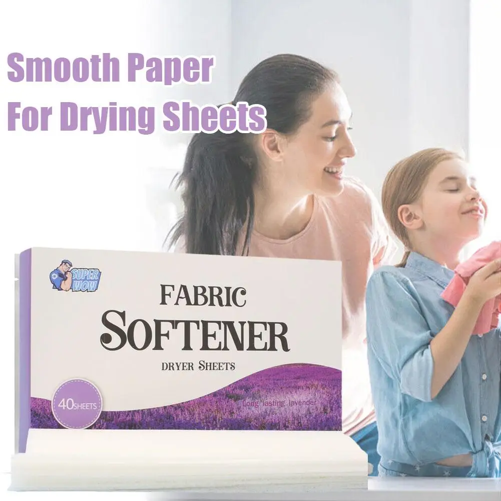 Drying Machine Companion Drying Sheet Soft Paper Fragrance Static Flexible Clothing Smell Anti Remover Fabric Softener Sheets