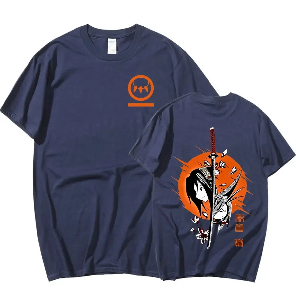 Футболки с рисунком аниме Shaman King Yoh Asakura, 100% хлопок, мужская и женская одежда Харадзюку, повседневные футболки оверсайз с коротким рукавом
