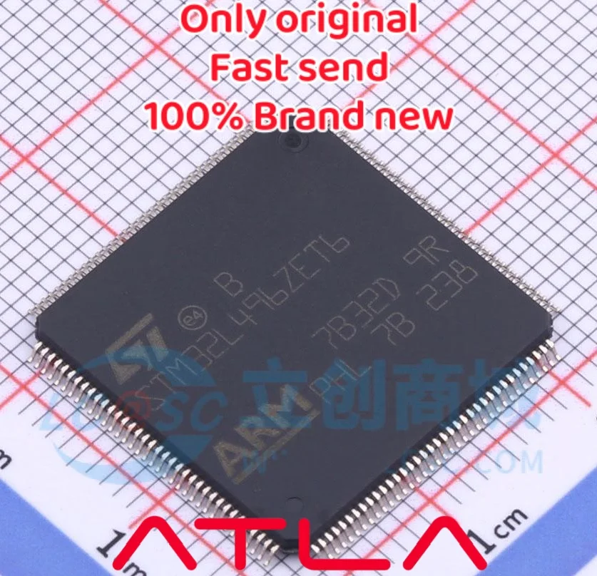 

Микроконтроллер STM32L496ZET6 IC 32 бит 512KB FLASH 144LQFP