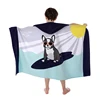 Cartoon Child Kid Hooded Cloak Infant Bathrob Baby Bath Towel Robe Cotton Boy Girl Beach Robe Dinosaur Cape Newborn Wrap Blanket 3