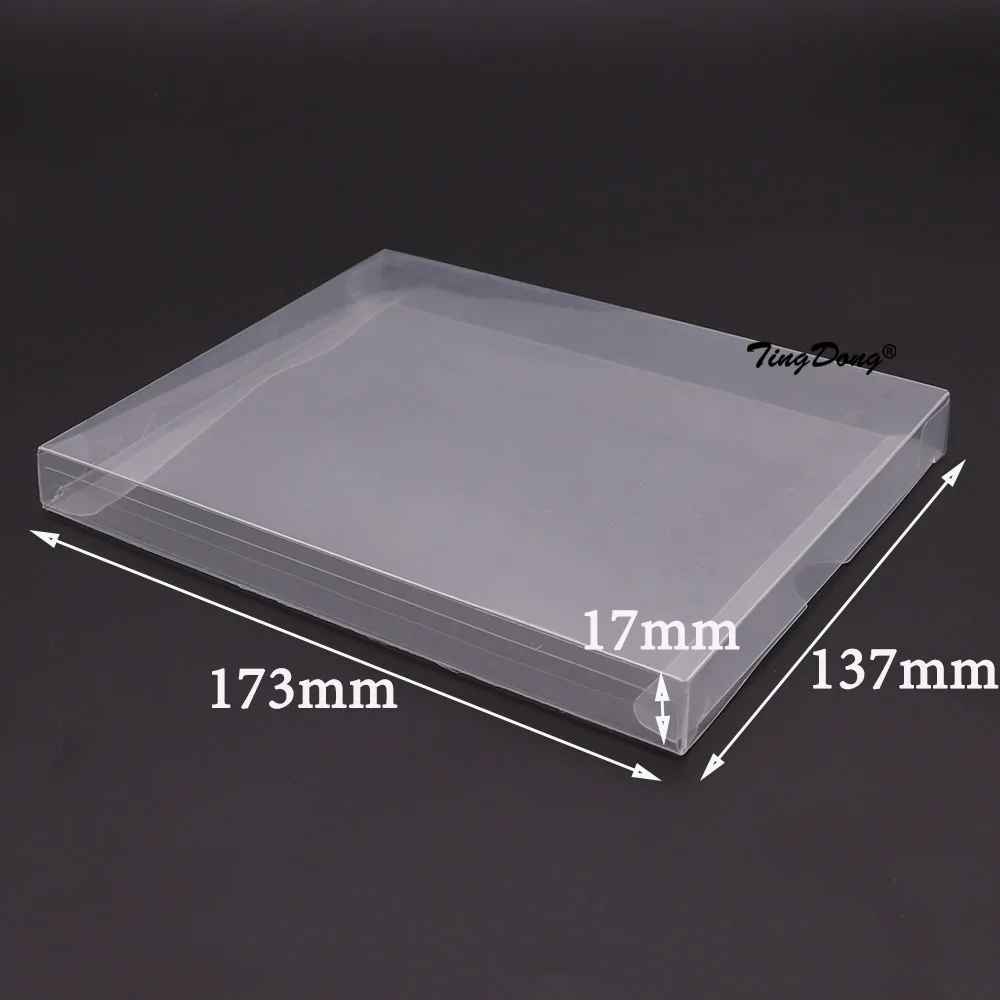 1pcs Clear transparent box cover For PS5 For PS4 For PS3  game card collection display storage PET protective box