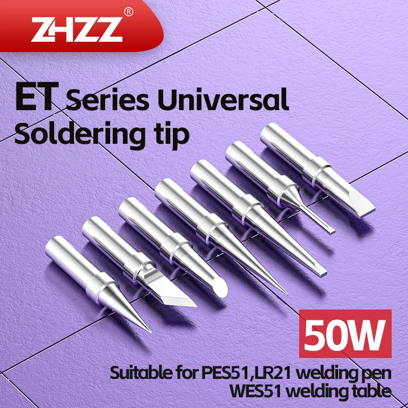 Kit 5 Pointes De Soudure Universelles Pour Fer à Souder Weller - Compatible WES51, WESD51, PES51 | Set De Rechange Professionnel