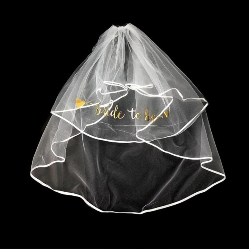 Kinder Hochzeits-Schleier Mit Kamm - 2-lagig Für Mädchen 50+70cm