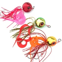 60g-200g Deep Control Up Tenya Madai Jig Kabura Saltwater Fishing Lure Jighead Sea Boating Bait Shrimp Rubber Skirt 1