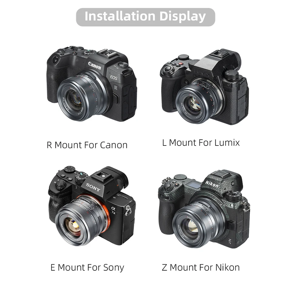 니콘 Z E Leica L 후지 XF 고해상도와 호환되는 7 명의 장인 35mm F1.4 풀 프레임 III 자동 초점 렌즈