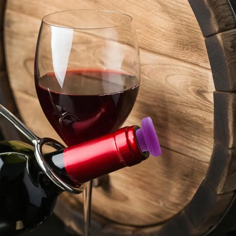 Wine Stopper Silicone Plug Stoppers Reusable Beer Bottle Cork Leakproof Food Grade Withstand Temperature 240C To -40C