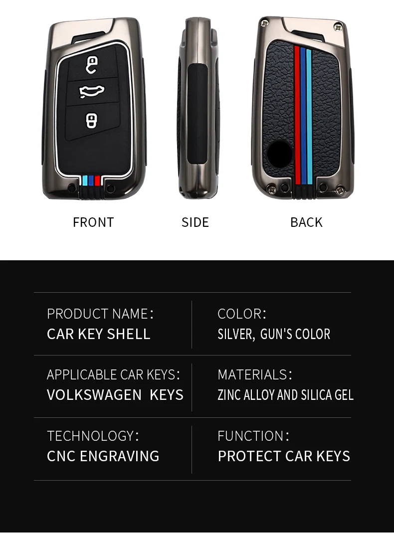 Portachiavi in lega Cover chiate/telecomando per Volkswagen Polo Golf 7 VW Magotan Passat B8 per Skoda Superb A7 accessori Auto - Sb092b5e8662a43a4a972a498416adbd8q