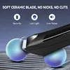 Electric Body Hair Trimmer Shaver Wet Dry Groin Hair Trimmer for Men Women Ball Body Grooming Kit Replaceable Ceramic Blade Head 2