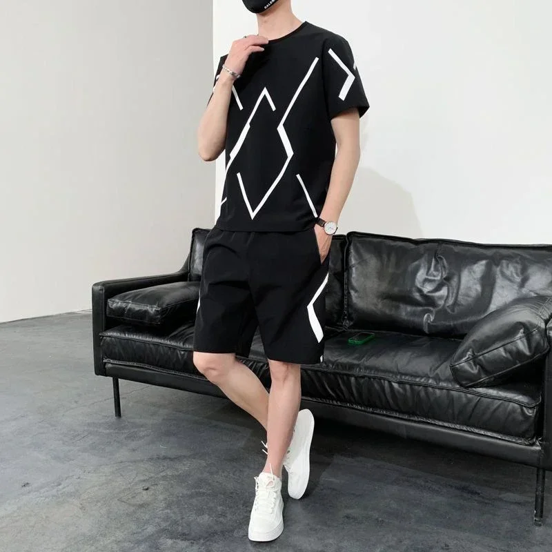 Camisetas, pantalones cortos, trajes para hombre, estampados, jogging, gráficos, ropa deportiva para gimnasio, jogging, conjuntos para hombre, running, novedad, camisetas y tops a juego, básicos, XL