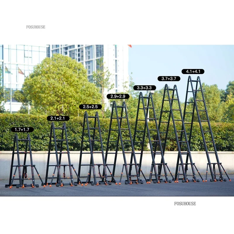 가정용 편리하고 간편한 사다리, 접이식 두꺼운 금속 사다리, 직장용 현대식 다기능 스툴 Y