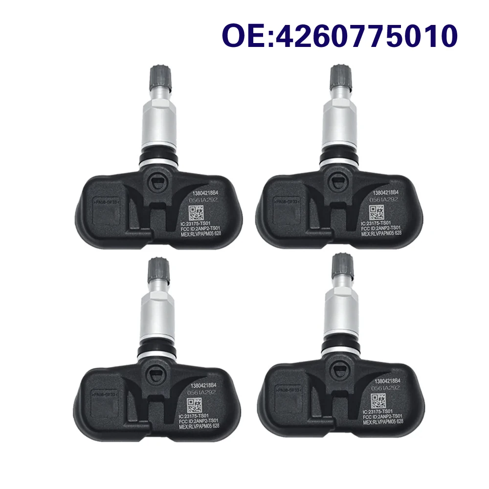4PCS TPMS Sensor 4260775010 Tire Pressure Monitoring System Sensor for Toyota Lexus Scion 42607-75010 550-0103,