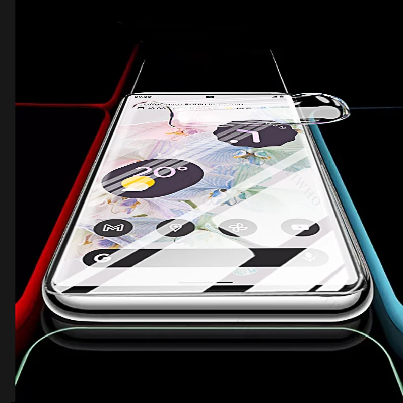 Transparent Soft Hydrogel Screen Protector Film - 4-Pack