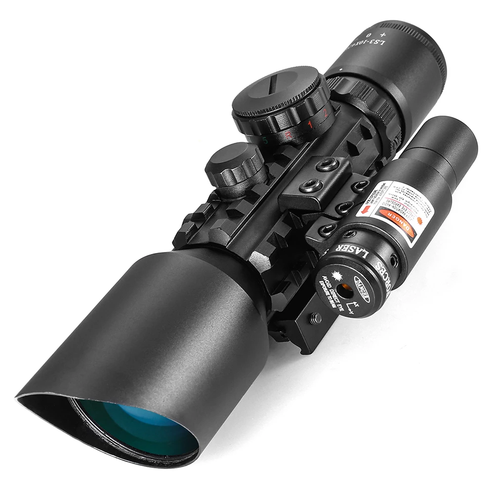 

3-10x42E Hunting Scope Outdoor Reticle Sight Optics Sniper Tactical Hunting Scopes Tactical M9 Model Riflescope