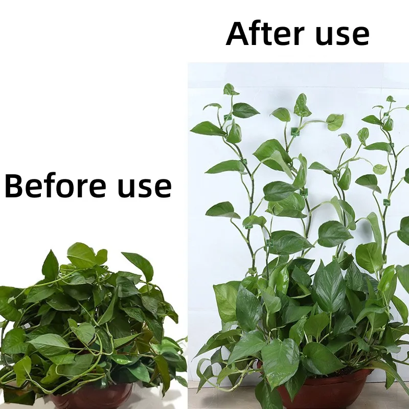 10PCS Leaf-shaped Plant Holder Green Plant Climbing Wall Gods Sticky Hooks Vine Clip Fixer Multifunctional Flower Hangers Holder plastic plant clips plant clips plant adhesive hooks plant wall hooks