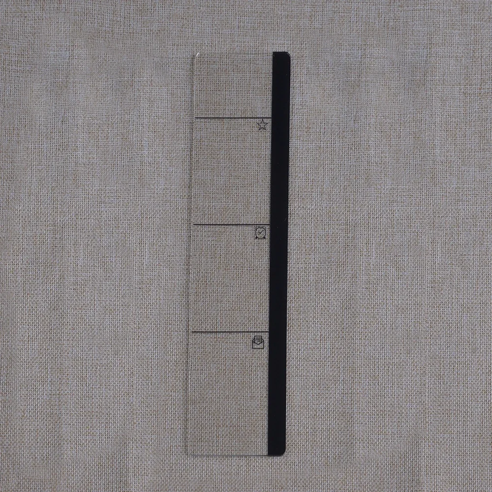 Plastic Monitor Message Memo Board for Sticky Notes Tabs Phones PC Screen Computer Monitors Side Panel Planner Office Supplies