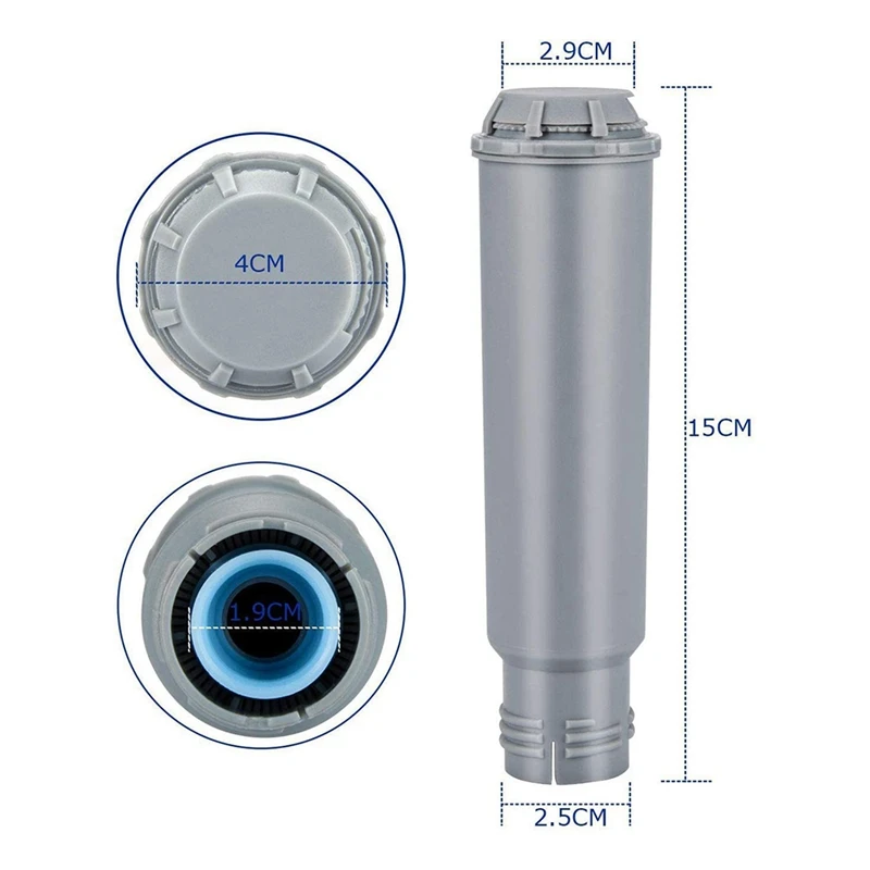 

For Melitt A,Krups Claris F088,Nivona Coffee Machines Water Filter Contains Resin Activated Carbon Espresso Machine Water Filter