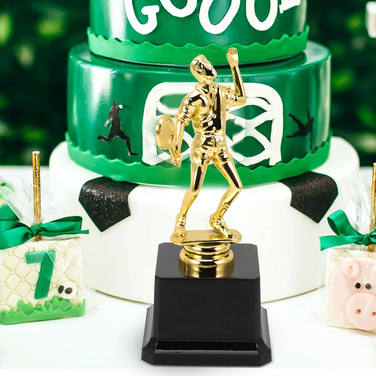 Plastic Smooth Badminton Trophy Kids Sports Cup Team Competition Champion Souvenirs Decorative Model Keepsake Award