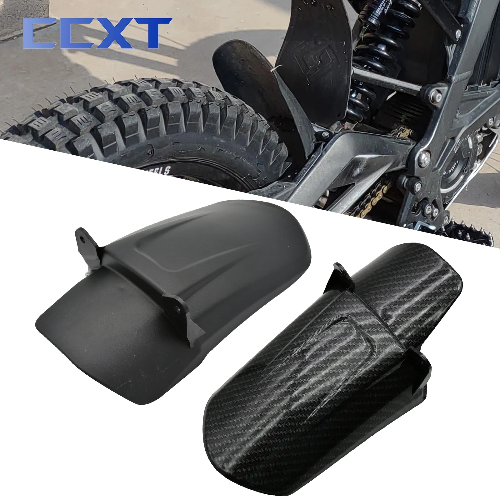 Parafanghi Parafango Ruota Posteriore Moto Elettrica Accessori In Fibra Di Carbonio Per Sur-Ron Sur Ron Surron Light Bee X & Light Bee S